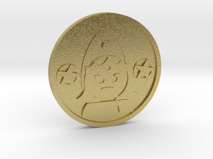 Queen of Pentacles Coin 3d printed