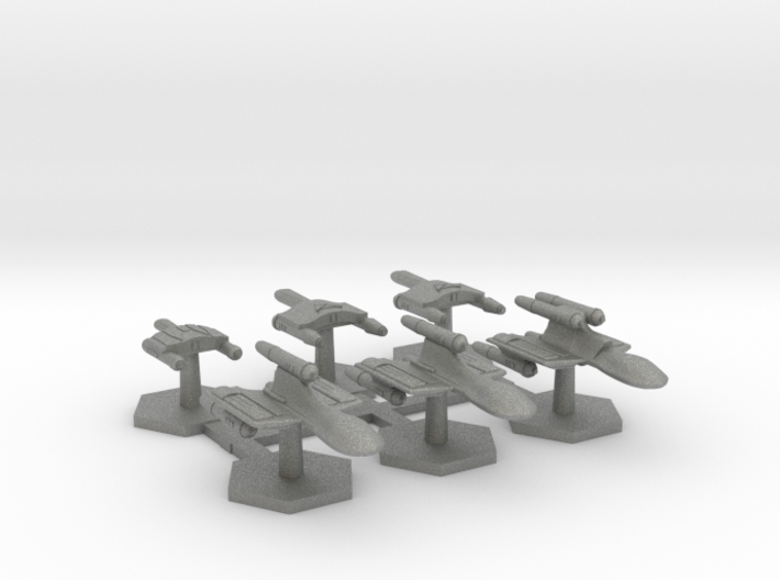 7000 Scale Romulan Fleet Hawk Builder Collection 3d printed