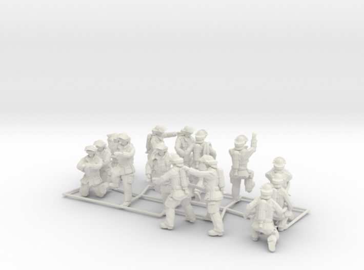 1/48 Fire Fighters Set 1 3d printed