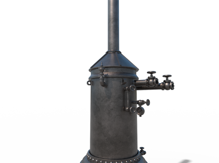 Vertical steam boiler 3d printed 
