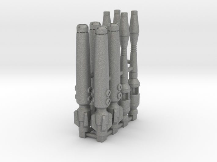 Seeker Weapons - Barrels set of 4 3d printed