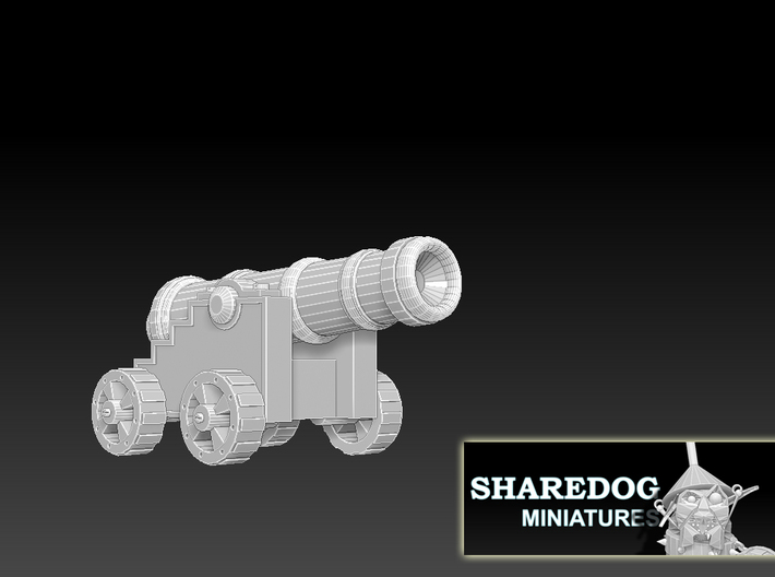Vehicle Series: Cannon 3d printed