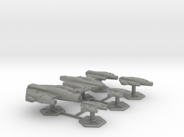 7000 Scale ISC Fleet Core Collection SRZ 3d printed