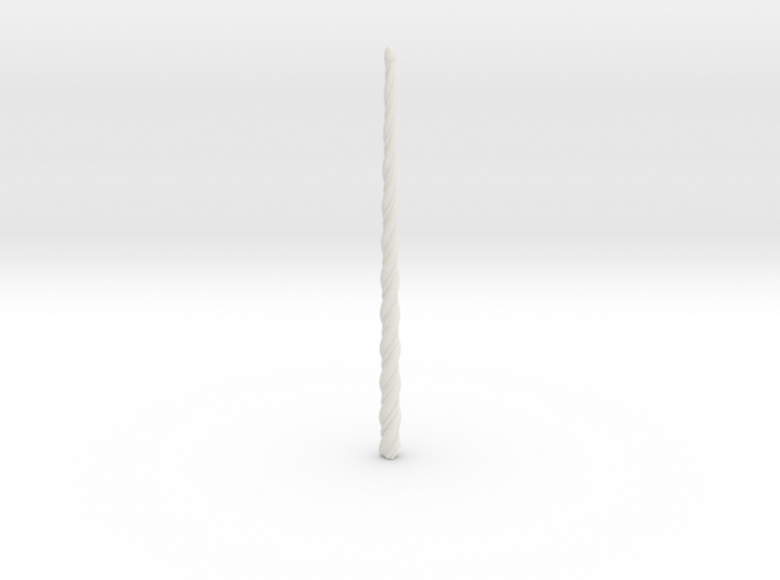 Alicorn-Horn Drumstick, LEFT twist (roughly 2B) 3d printed