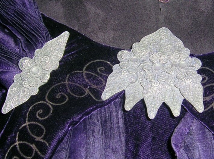 Padme Purple Senate side brooch 3d printed Real costume prop