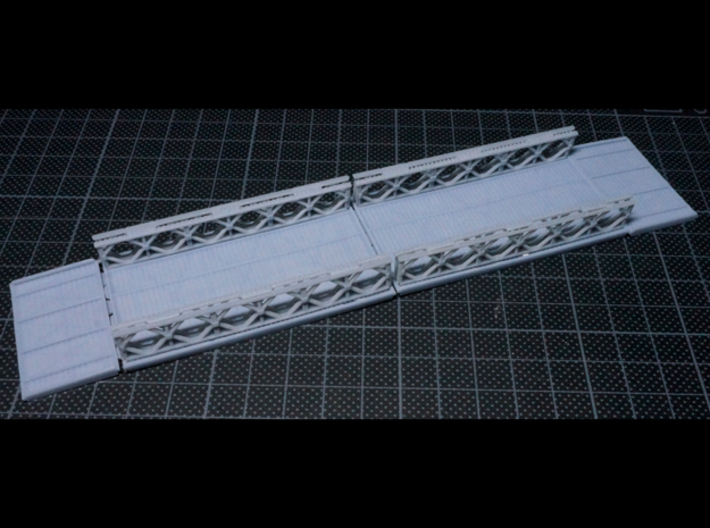 1/144 Bailey Bridge Extension Kit 3d printed Extension with Starter Kit