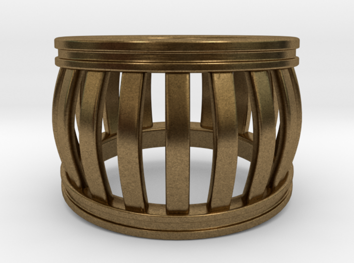 Basket Ring 3d printed