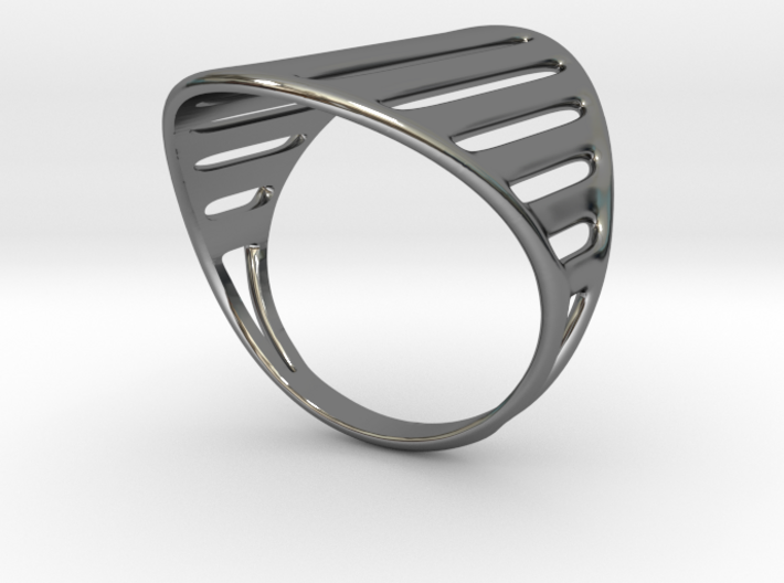 Grid Ring 3d printed