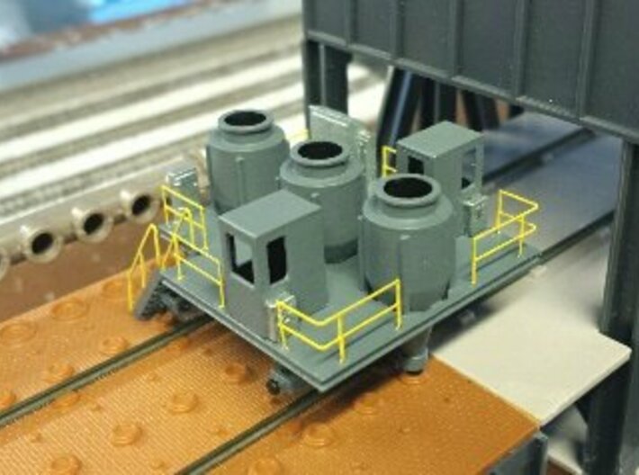 N scale coke larry car 3d printed Larry car, finished except for cab window glazing. This is a prototype, minor corrections have been made to the product before lease for sale.