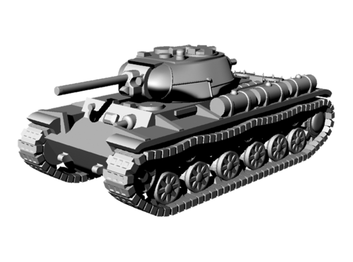 1/144 WWII Russian KV-1S 3d printed