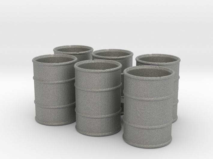 S Scale Bio Hazard Barrells 3d printed This is a render not a picture