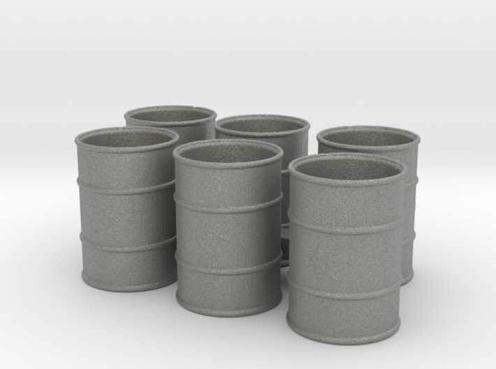 O Scale Bio Hazard Barrells 3d printed This is a render not a picture