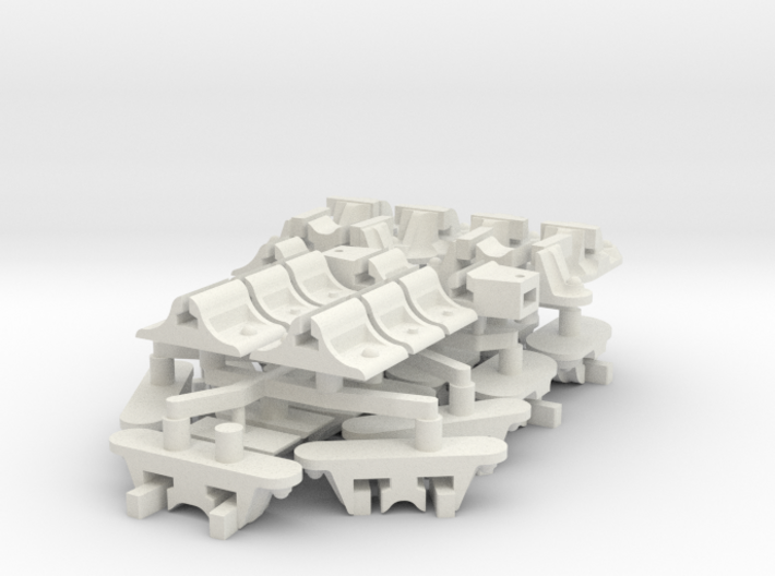 7/8" Scale Dinorwic Stub Point Chairs 1 in 6 3d printed 
