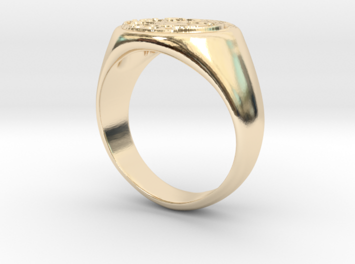 Size 9 Targaryen Ring 3d printed