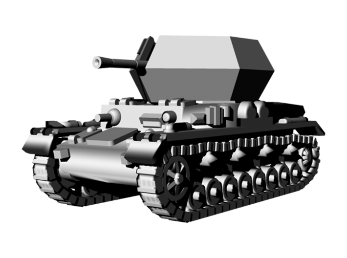 1/144 WWII German Flak Panzer IV Ostwind 3d printed