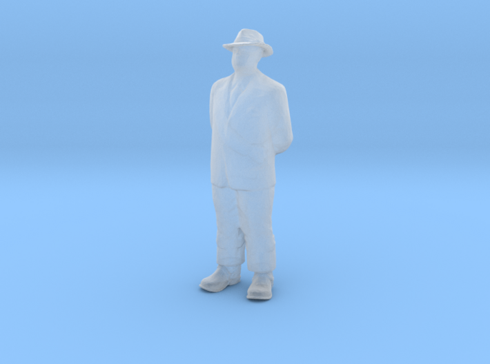 O Scale Old Man 2 with a hat 3d printed This is a render not a picture