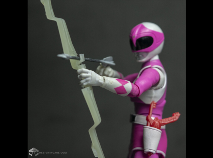 MMPR Heroes Pink Accessory - Power Bow 3d printed 