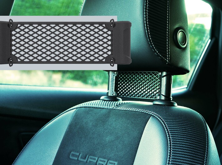 Car Headrest Grill - Blank 3d printed