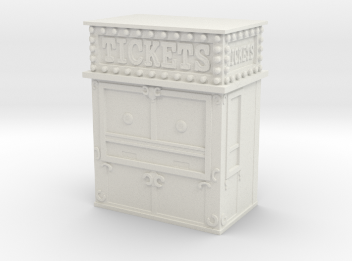 Carnival Ticket Booth 1/35 3d printed