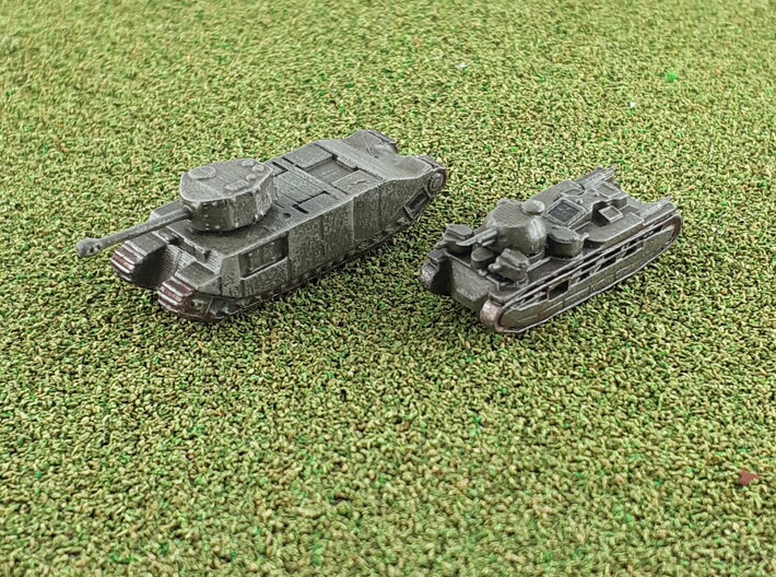 Independent &amp; T-O.G 2 Heavy Tanks 1/285 6mm 3d printed