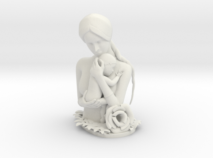 Mother and Son 3d printed