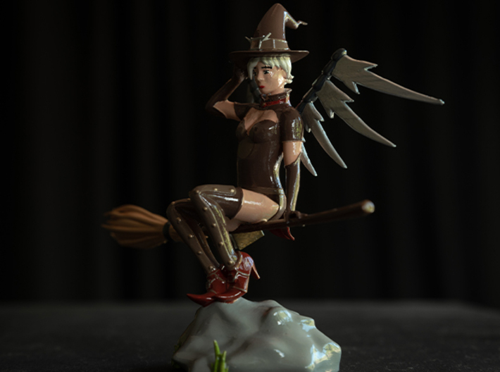 Merci from Overwatch 3d printed Printed with Anycubic Photon