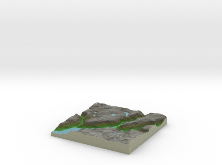 Terrafab generated model Wed Aug 06 2014 16:45:23 3d printed