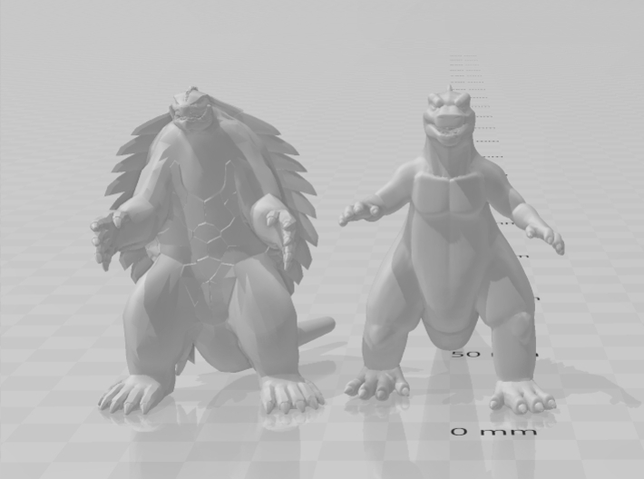 Gamera Kaiju Monster Miniature for games and rpg 3d printed 