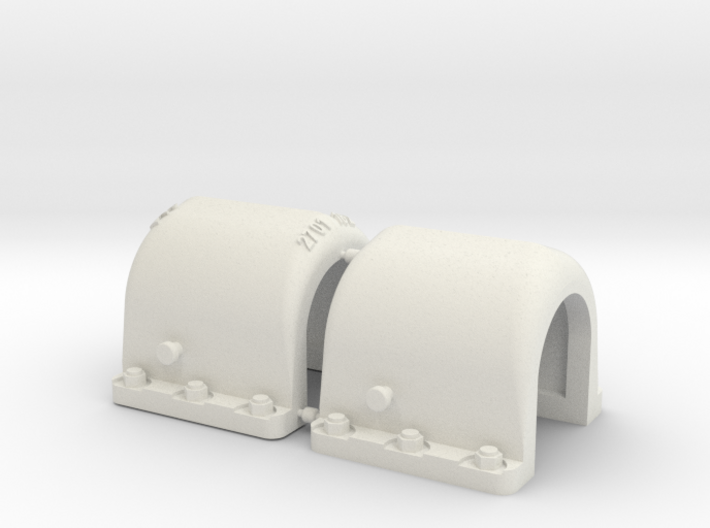 1/16 Tiger 1 Exhaust armoured guards 3d printed