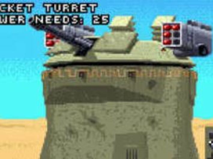 Dune rocket turret 3d printed