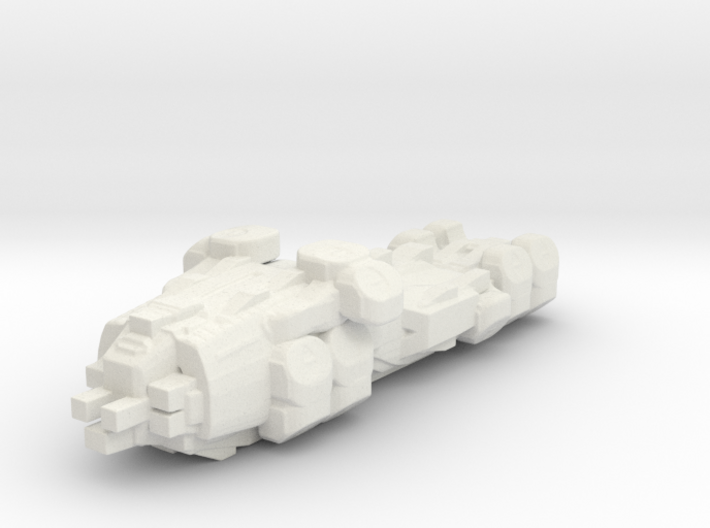 Matrix Nebuchadnezzar hovercraft/WHITE 3d printed