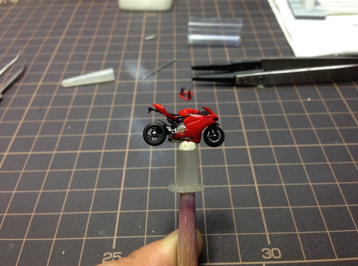 1/87 Scale Ducati Panigale 3d printed