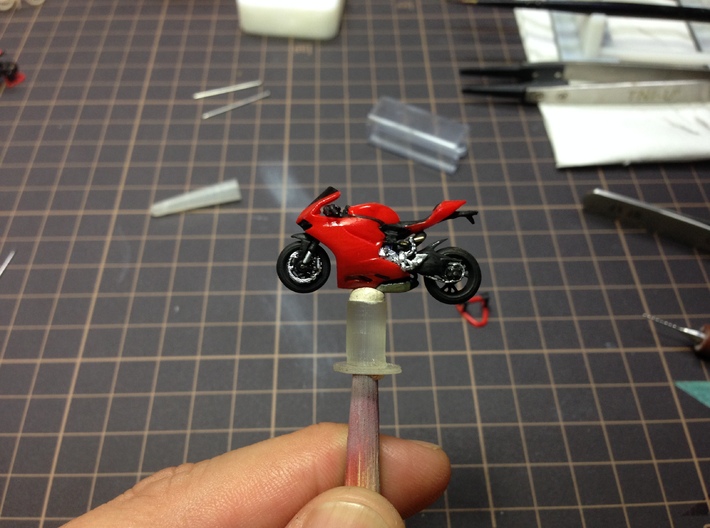1/64 Scale Ducati Panigale 3d printed 