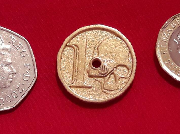 Imperial Coin Objectives 3d printed Small size shown