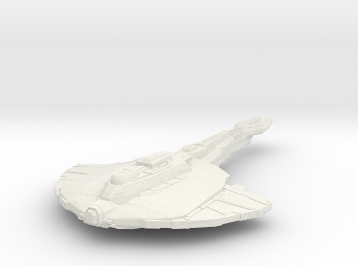 Cardassian Vetar Class BattleCruiser 7&quot; long 3d printed