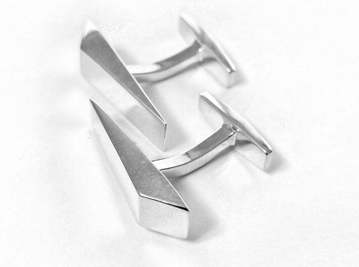 007 Cufflinks remodel 3d printed