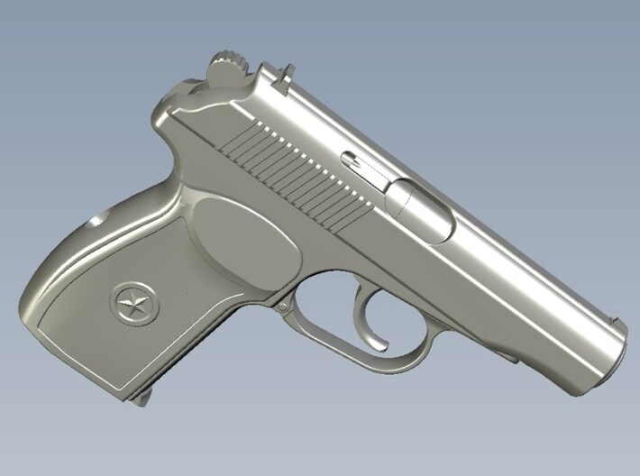 1/12 scale USSR KGB Makarov pistols x 3 3d printed 