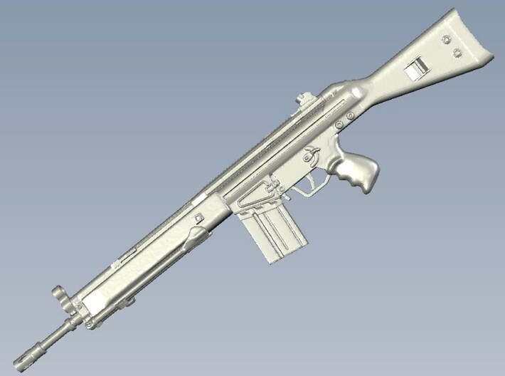 1/12 scale Heckler & Koch G-3A3 rifle A x 1 3d printed 