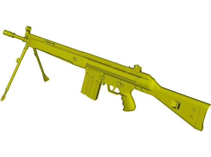 1/12 scale Heckler &amp; Koch G-3A3 rifle B x 1 3d printed