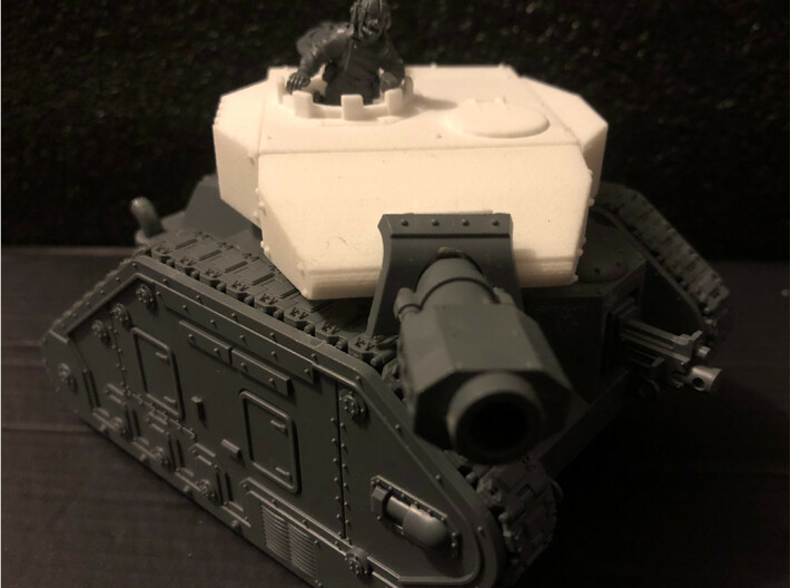 Imperial Battle Tank Turret 3d printed 