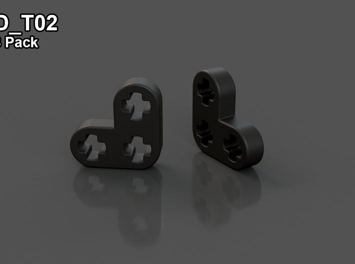 8 Pk of SID_T02 Compatible with Bionicle Technic 3d printed 