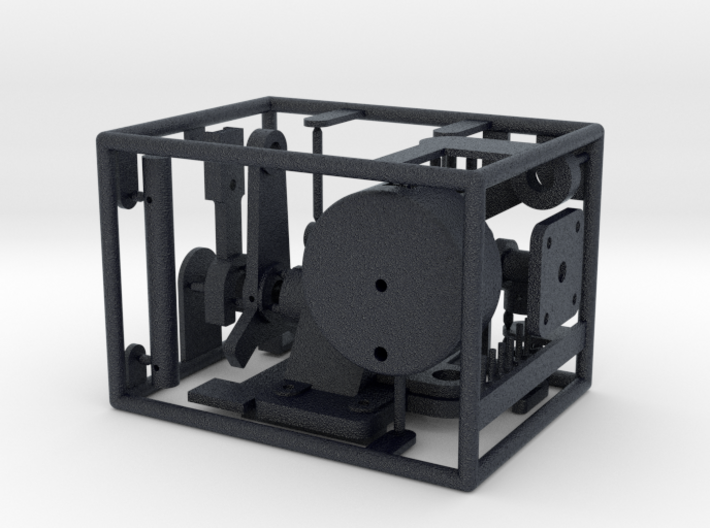 Weichenstellhebel funktionsfähig – Ausführung 2 3d printed Teilesatz im Lieferzustand