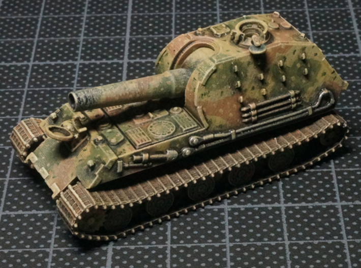 1:144 WWII German Bär Self-propel Gun Fine Detail 3d printed