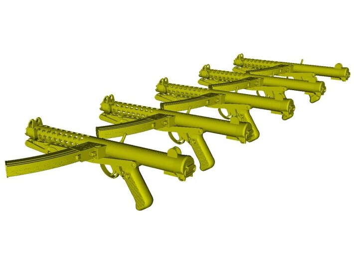 1/16 scale Sterling L-2A3 submachineguns A x 5 3d printed
