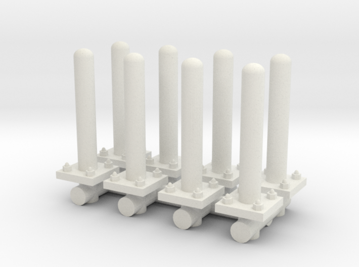 Safety Poles (x8) 1/48 3d printed