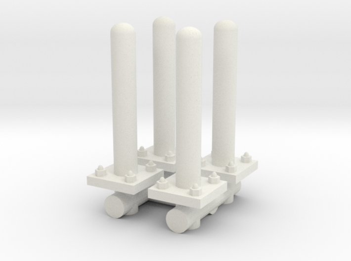 Safety Poles (x4) 1/24 3d printed