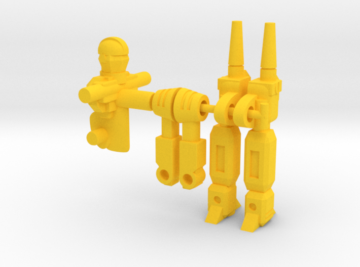  Hunter and Kenji RoGunners 3d printed Yellow Parts