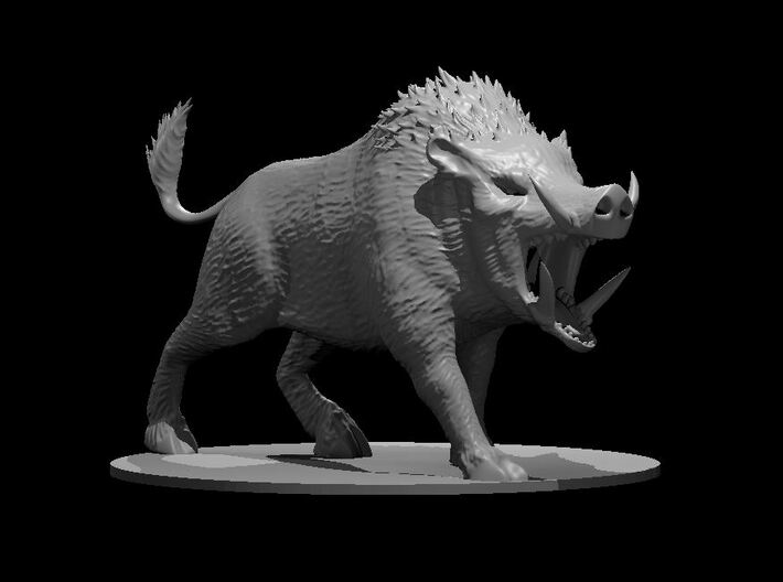 Gorthok the Thunder Boar 3d printed 