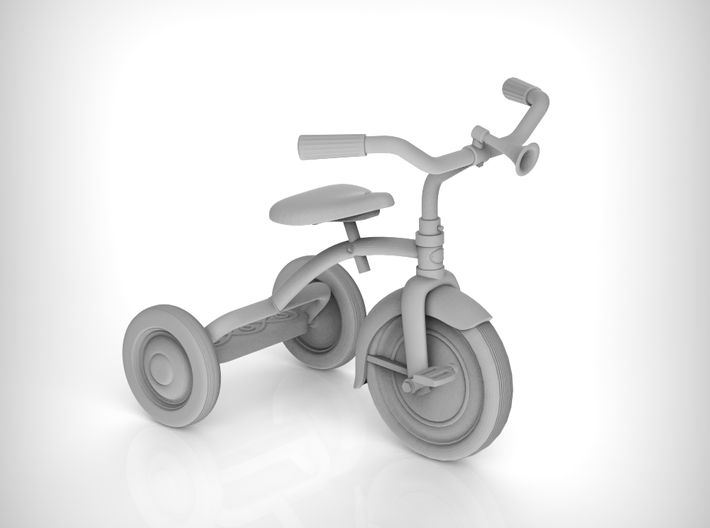 Tricycle 01. 1:12 Scale 3d printed