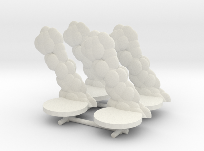 Smoke cloud Damage Marker (x4) 3d printed